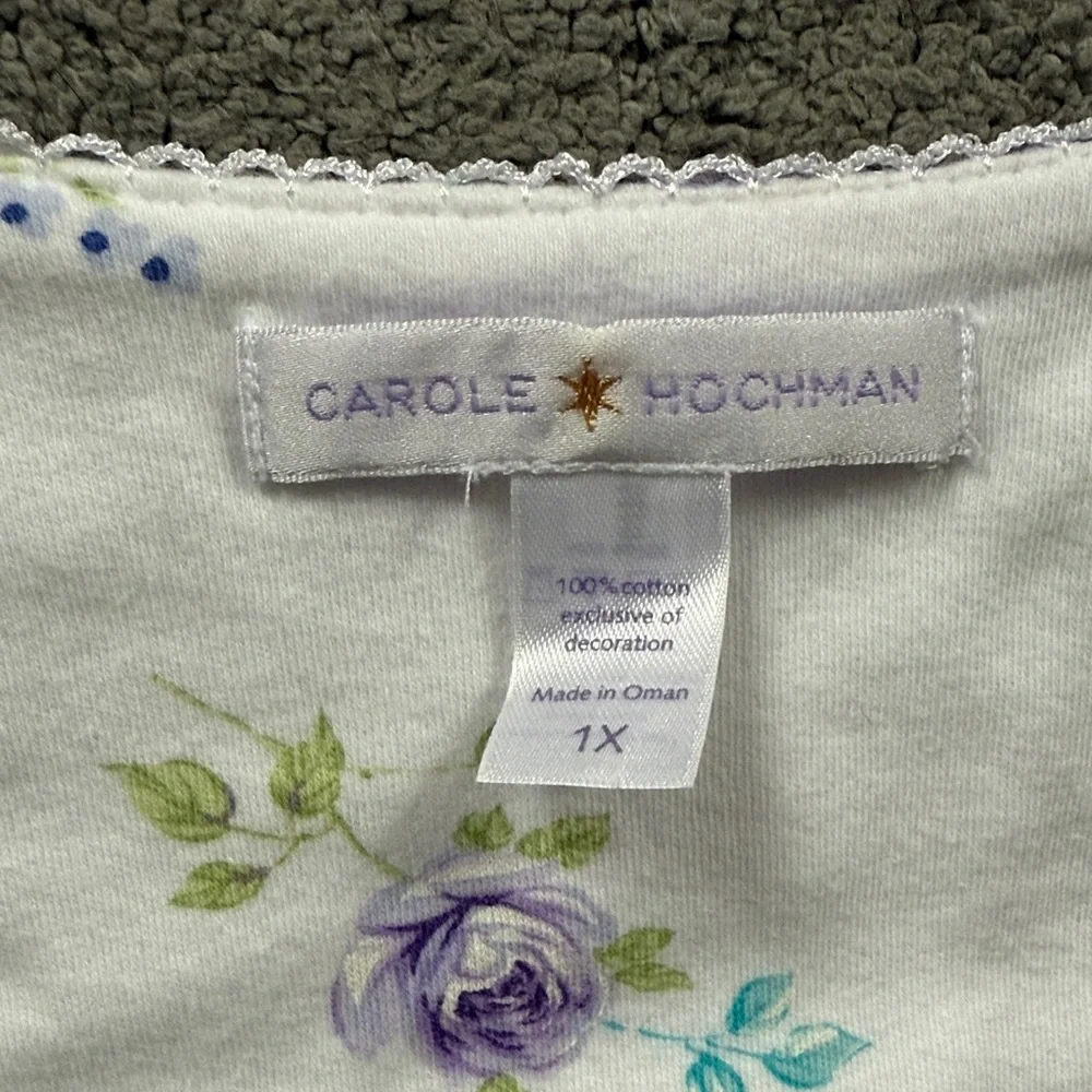 White Floral Nightgown - Picture 3 of 4